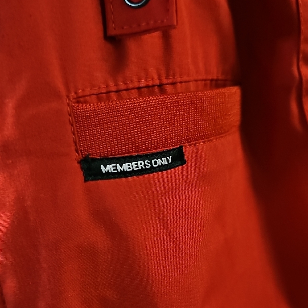 Red Members Only Jacket - Picture 2 of 6